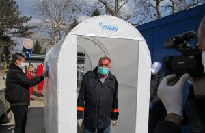 Instalirana dva dezinfekcijska tunela u središtu Grada