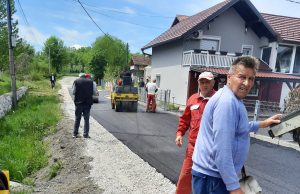 Asfaltirana dionica puta u ul.ORB-e