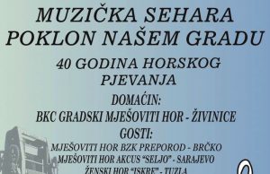 Obilježavanje 40 godina horskog pjevanja u Živinicama