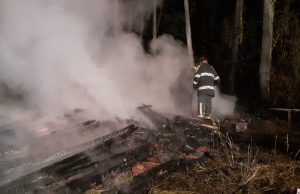 Požar na vikendici kod Sprečkog mosta