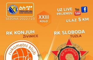 Subota 19:00h: RK Konjuh – RK Sloboda