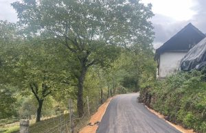 Asfaltirana dionica puta u MZ Gračanica