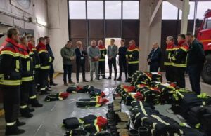 PVJ Živinice dobila donaciju vatrogasnih odijela iz Švicarske