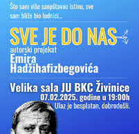 Emir Hadzihafizbegović stiže u Živinice sa monodramom ˝Sve je do nas˝