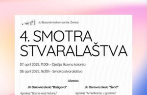 U BKC Živinice danas otvorena˝Smotra stvaralaštva˝