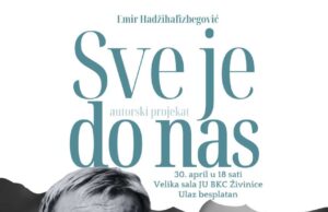 EMIR HADŽIHAFIZBEGOVIĆ PONOVO U ŽIVINICAMA SA MONODRAMOM “SVE JE DO NAS”