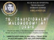 28. memorijalni turnir “Nesib Malkić” počinje u srijedu, 18. juna