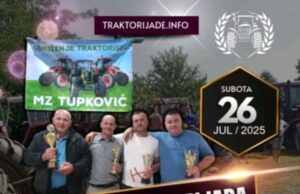 MZ Tupković: U subotu tradicionalna II traktorijada