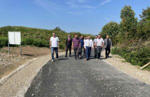 Asfaltirana dionica puta Haluge u MZ Gornja Višća