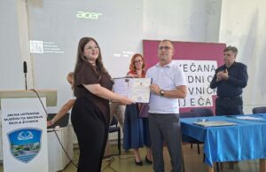 Nasiha Salihović učenica generacije JU “Mješovita srednja škola” Živinice