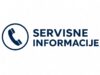 Servisne informacije 28.08.2026.